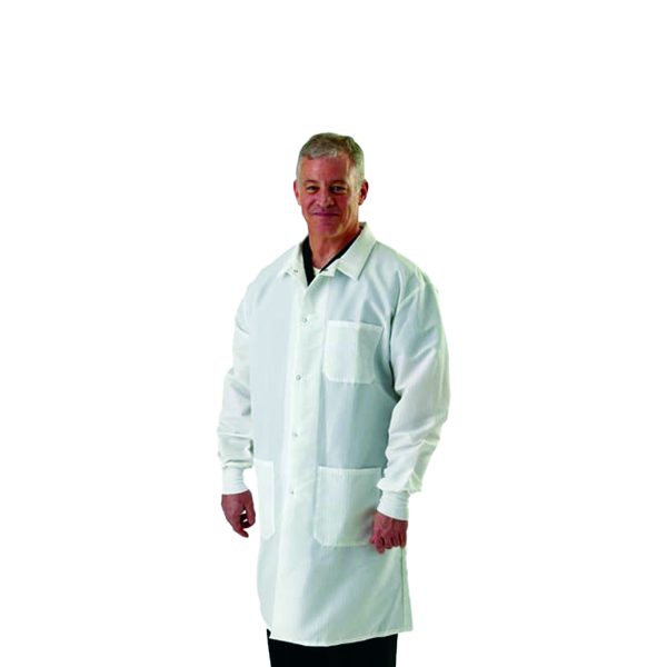 Unisex Static Resistant and Fluid Resistant Lab Jacket